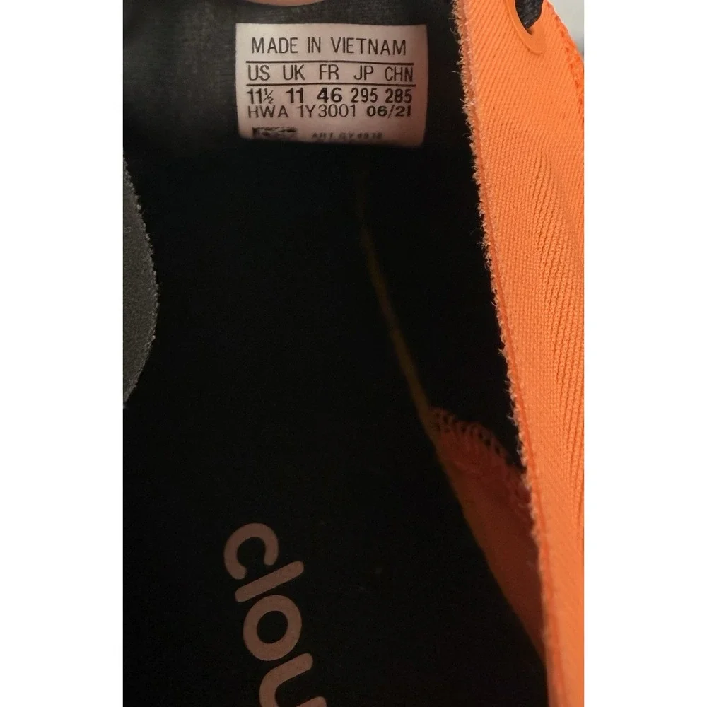 Adidas Mens Fluidflash Screaming Orange Running Shoes GY4938 Size 11.5 Sneakers - Picture 8 of 8